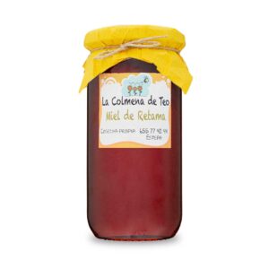 Miel de retama cruda y sin filtrar de La Colmena de Teo, miel floral de sierra con notas silvestres y carácter mediterráneo