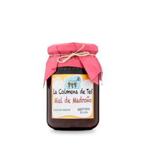 Miel de madroño cruda y sin filtrar de La Colmena de Teo, miel amarga de bosque mediterráneo con notas malteadas y balsámicas