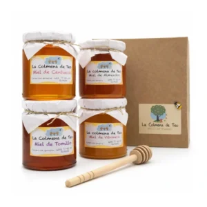 Pack de mieles serranas con tomillo, romero y castaño – La Colmena de Teo