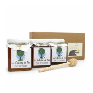 Pack de mieles frutales con sabores de fresa, limonero y naranjo – La Colmena de Teo
