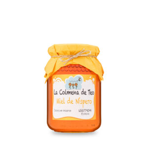 Miel de níspero cruda y sin filtrar de La Colmena de Teo con notas afrutadas y origen en huertos mediterráneos