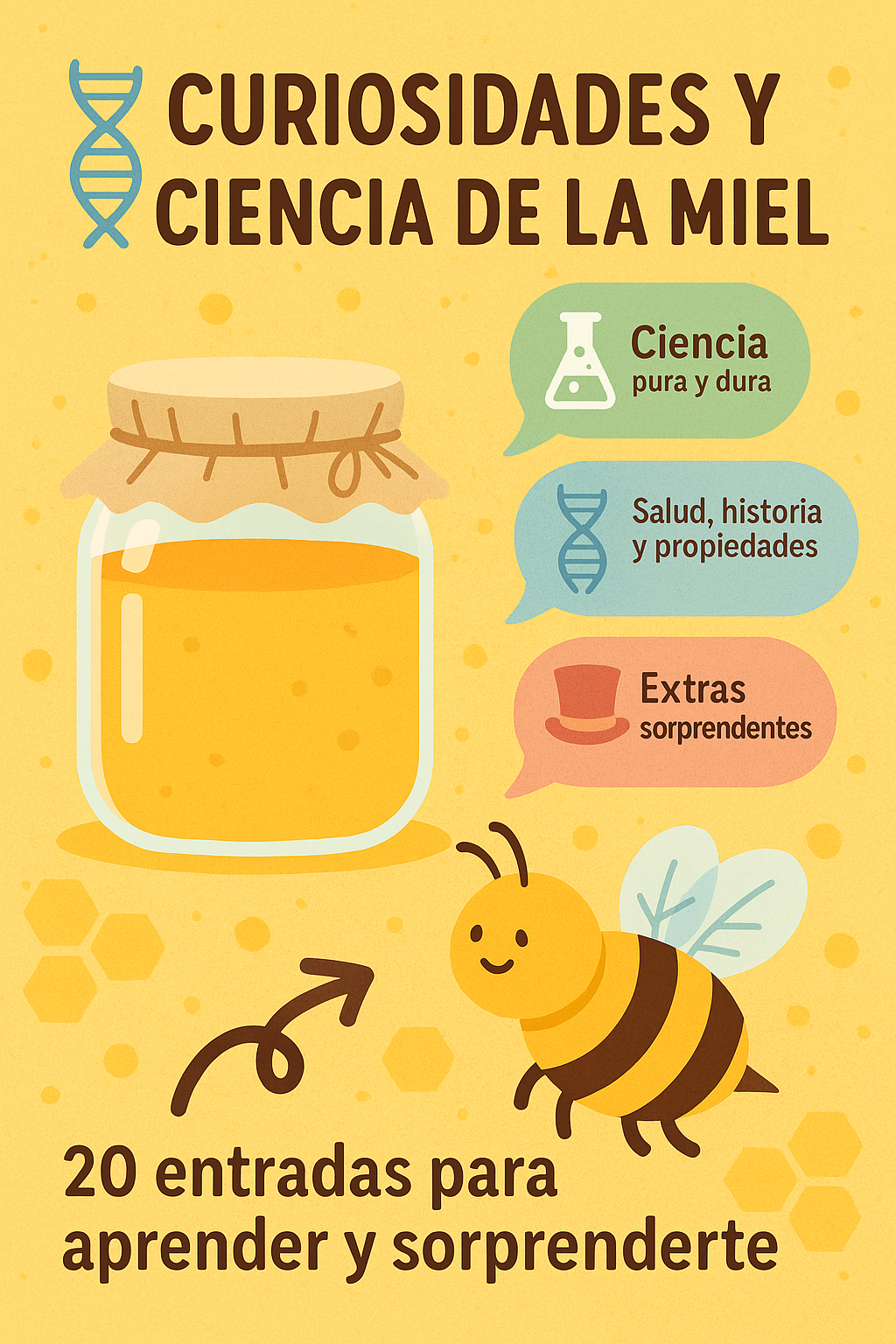 ciencia de la miel composición estructura enzimas azúcares comportamiento natural