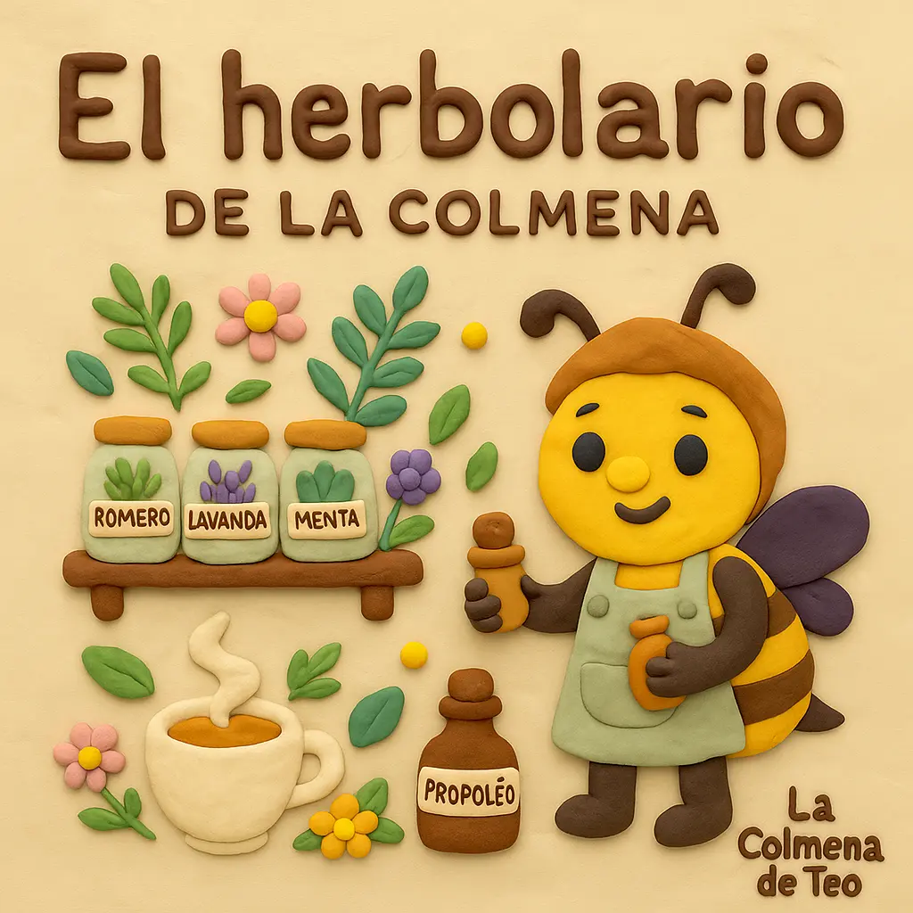 Enciclopedia de plantas medicinales con infusiones y miel cruda de La Colmena de Teo