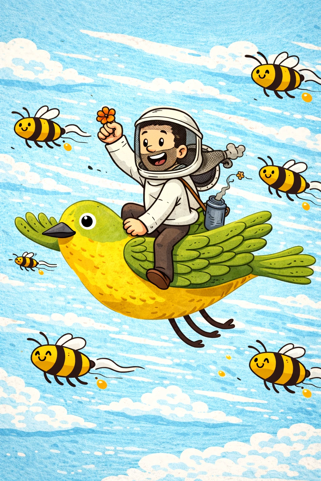 El pájaro de la miel como ejemplo de sostenibilidad ligada al territorio y a las abejas