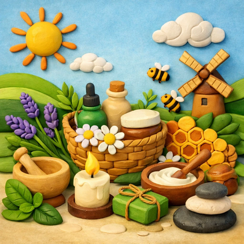 Cuidado natural con cosmética sólida, ingredientes del entorno y filosofía Cuidado Sencillo