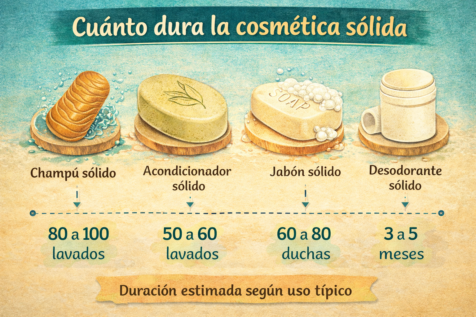 cuánto dura la cosmética sólida y cómo conservarla mejor