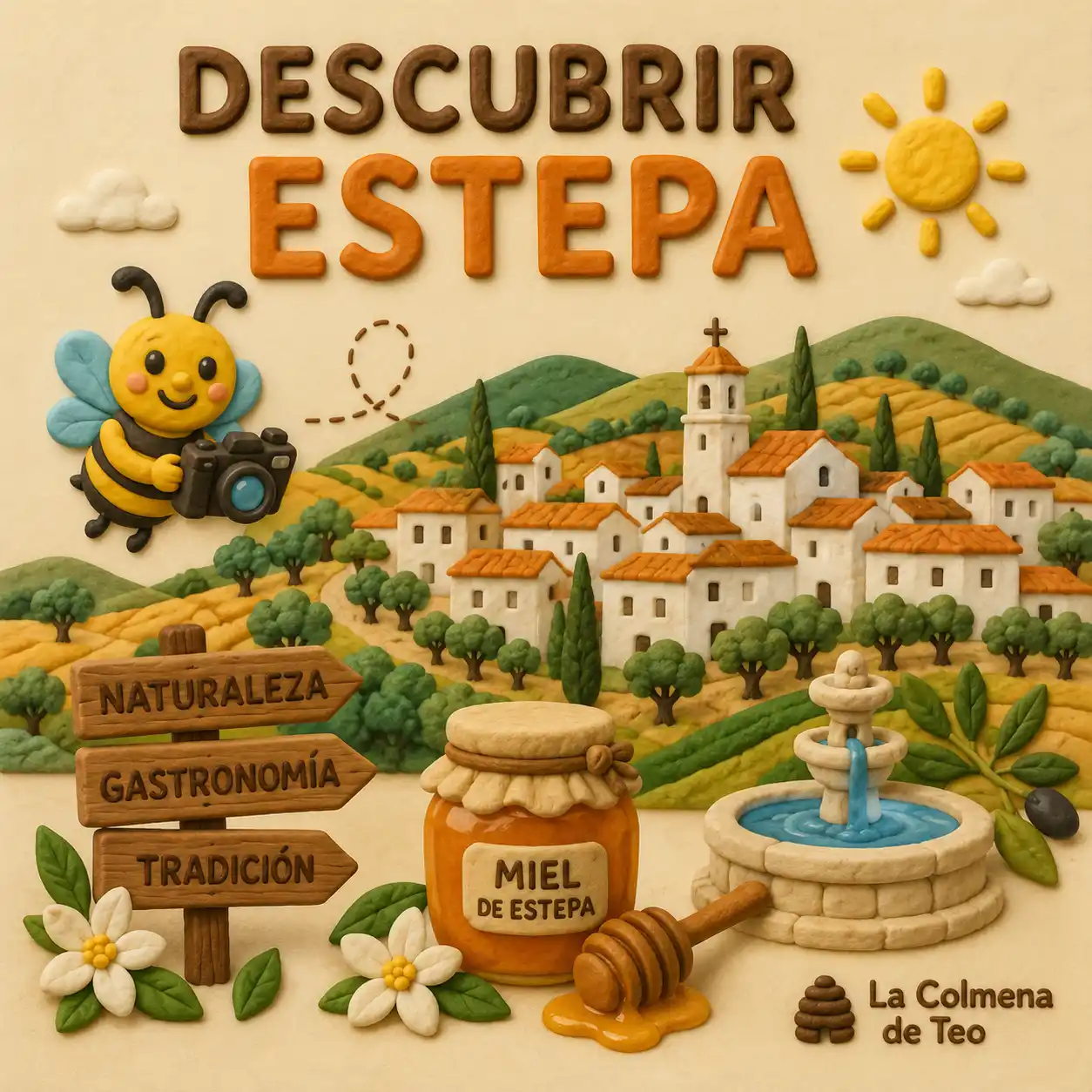 Mercado de Navidad de Estepa con artesanía miel cosmética sólida y productos locales